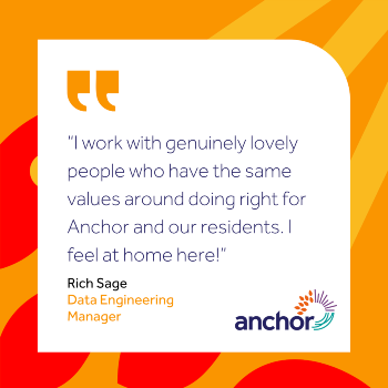 “I feel at home here”: Rich’s experience of joining Anchor